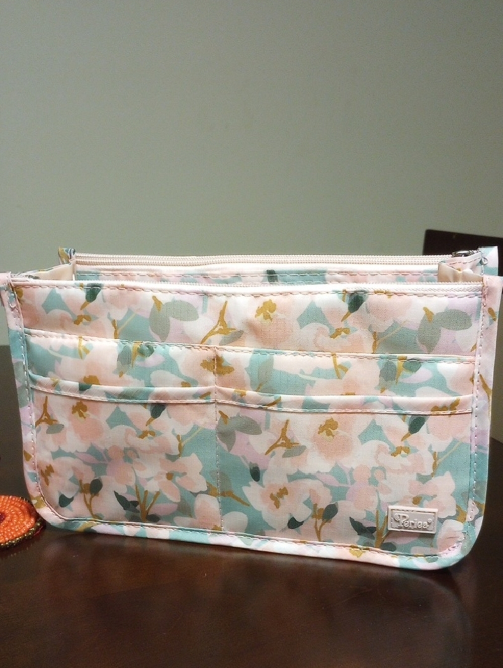 Purse Organizer Insert-Pink Floral - Picture 9 of 12